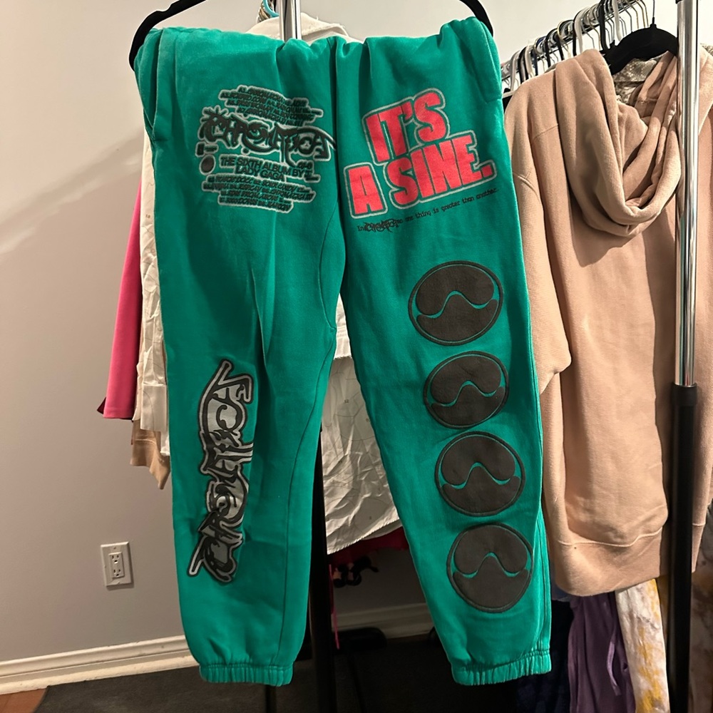 Lady Gaga Chromatica Merch sweatpants (used - small tear at crotch & rear pocket